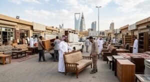 فريق متخصص يقوم بتقييم ونقل الأثاث ضمن خدمات شراء الاثاث المستعمل حي شبرا بالرياض