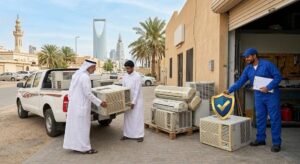 مجموعة من قطع الأثاث المستعمل بحالة جيدة ومجهزة للتقييم والبيع ضمن خدمات شراء الأثاث المستعمل في حي العليا بالرياض لتوفير تجربة مريحة ومجزية.