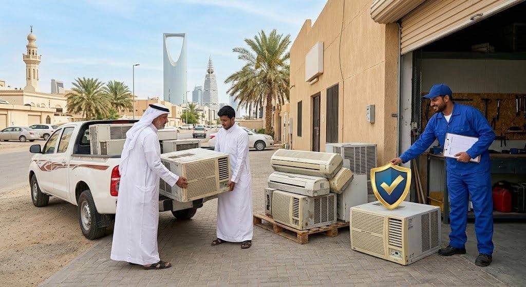 مجموعة من قطع الأثاث المستعمل بحالة جيدة ومجهزة للتقييم والبيع ضمن خدمات شراء الأثاث المستعمل في حي العليا بالرياض لتوفير تجربة مريحة ومجزية.