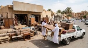 فريق متخصص يقوم بتقييم وشراء الأثاث المستعمل ضمن خدمات شراء الاثاث المستعمل حي الياسمين بالرياض